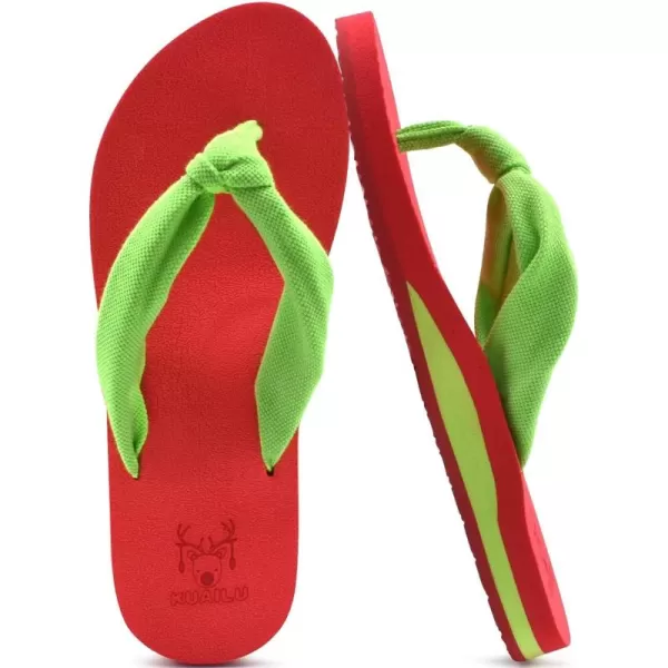KuaiLu Women's Yoga Foam Flip Flops with Arch Support Thong Sandals Non-Slip