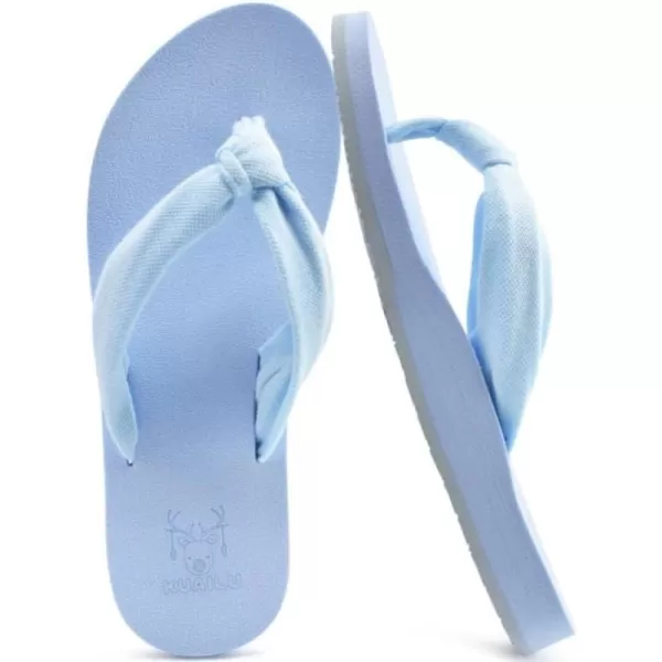 KuaiLu Women's Yoga Foam Flip Flops with Arch Support Thong Sandals Non-Slip