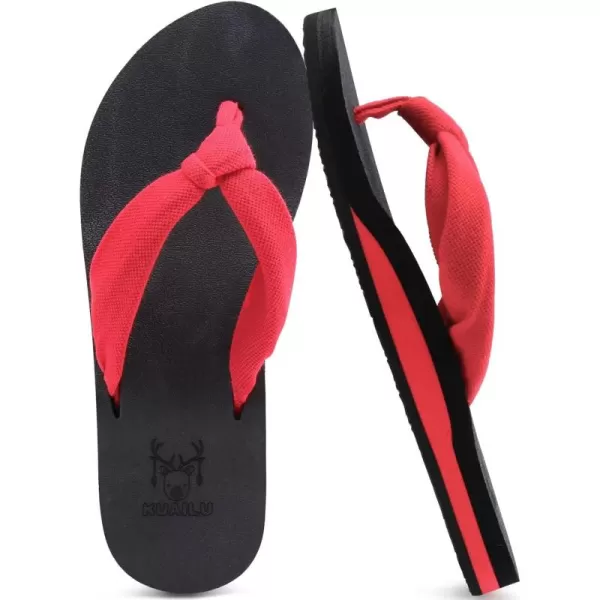 KuaiLu Women's Yoga Foam Flip Flops with Arch Support Thong Sandals Non-Slip
