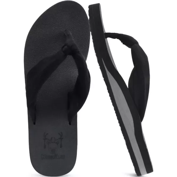 KuaiLu Women's Yoga Foam Flip Flops with Arch Support Thong Sandals Non-Slip