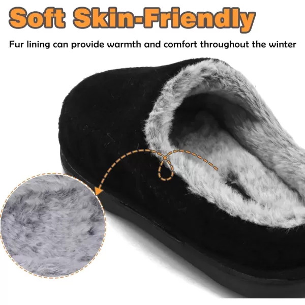 KuaiLu Womens Clog Slippers with Comfy Memory Foam)