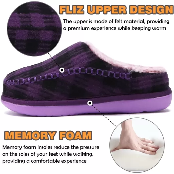 KuaiLu Womens Clog Slippers with Comfy Memory Foam)