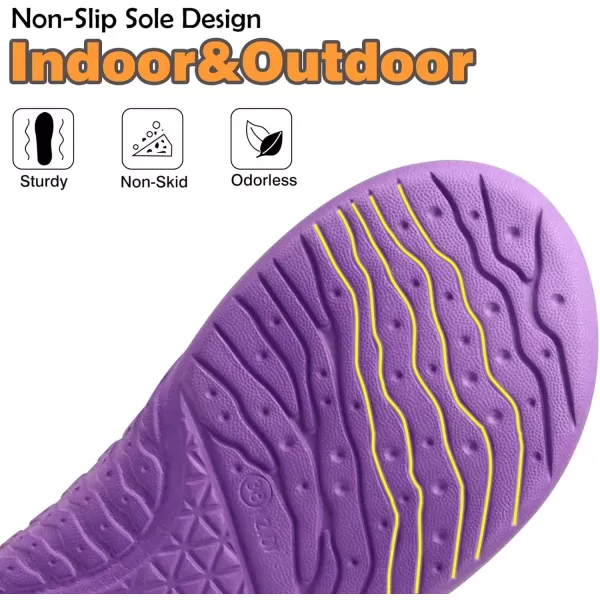 KuaiLu Womens Clog Slippers with Comfy Memory Foam)