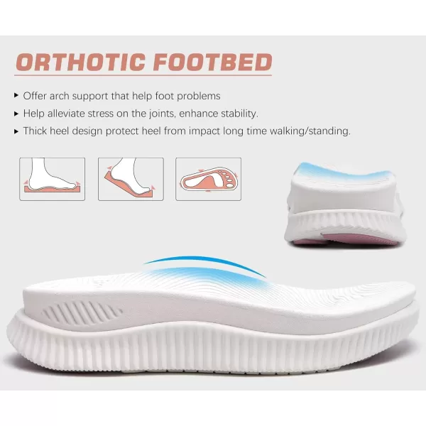 KuaiLu Womens Fashion Orthotic Flip Flops Ladies Athletic Thick Cushion Recovery Thong Sandals Slip On Memory Foam Walking Sandles With Comfortable Plantar Fasciitis Arch Support