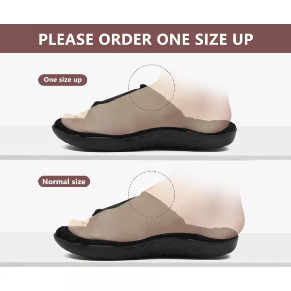 KuaiLu Womens Fashion Orthotic Slides Ladies Lightweight Athletic Yoga Mat Sandals Slip On Thick Cushion Slippers Sandals With Comfortable Plantar Fasciitis Arch Support