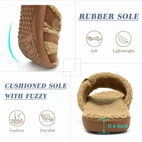 KuaiLu Womens Fashion Orthotic Slides Ladies Lightweight Athletic Yoga Mat Sandals Slip On Thick Cushion Slippers Sandals With Comfortable Plantar Fasciitis Arch Support
