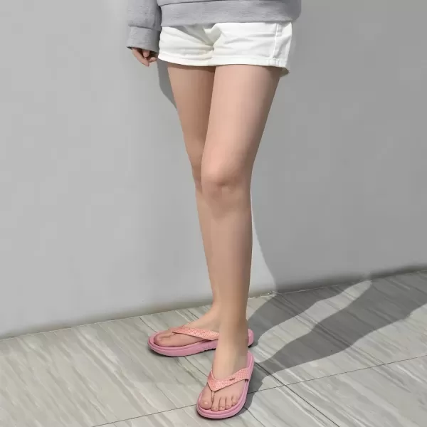 KuaiLu Womens Flip Flops Ladies Yoga Mat Comfortable Walking Thong Sandals With Plantar Fasciitis Arch Support Slip On Indoor Outdoor For Summer