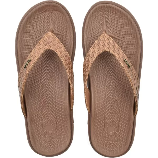 KuaiLu Womens Flip Flops Ladies Yoga Mat Comfortable Walking Thong Sandals With Plantar Fasciitis Arch Support Slip On Indoor Outdoor For Summer