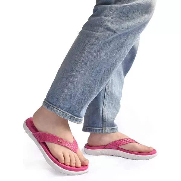KuaiLu Womens Flip Flops Ladies Yoga Mat Comfortable Walking Thong Sandals With Plantar Fasciitis Arch Support Slip On Indoor Outdoor For Summer