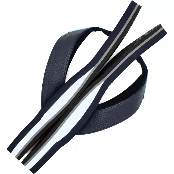 KuaiLu Flip Flops For Men Yoga Mat Leather Thong Sandals with Arch Support