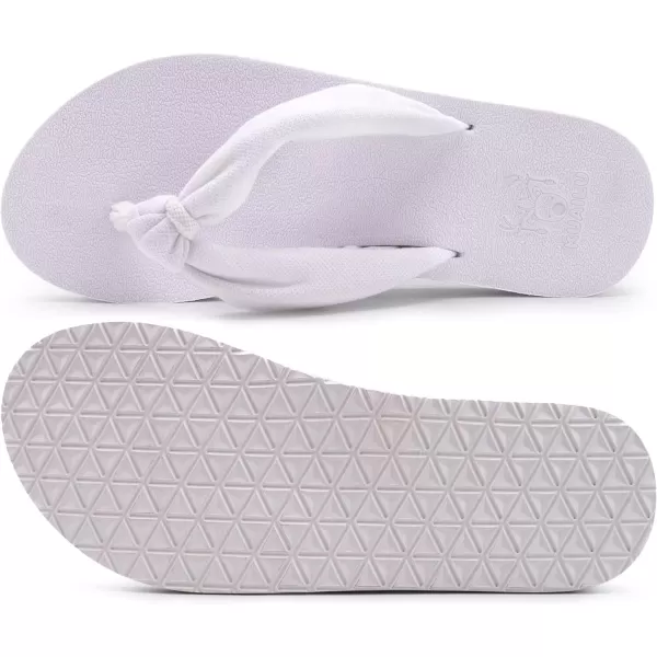 KuaiLu Women's Yoga Foam Flip Flops with Arch Support Thong Sandals Non-Slip