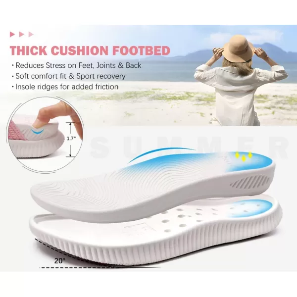 KuaiLu Womens Orthopedic Flip Flops With Arch Support Adjustable Thick Athletic Cushion Recovery Walking Sandals For Woman Ladies Fashion Comfortable Flip-Flop Slides, Water Resistant &amp; Lightweight