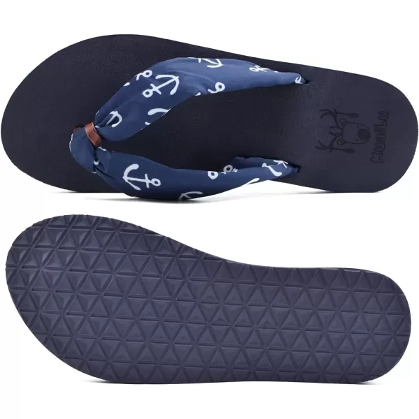 KuaiLu Flip Flops Women Yoga Foam Ladies Comfort Arch Support Summer Beach Casual Thong Sandals