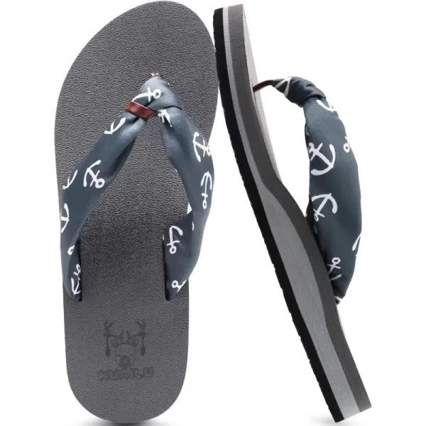 KuaiLu Flip Flops Women Yoga Foam Ladies Comfort Arch Support Summer Beach Casual Thong Sandals