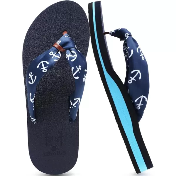 KuaiLu Flip Flops Women Yoga Foam Ladies Comfort Arch Support Summer Beach Casual Thong Sandals