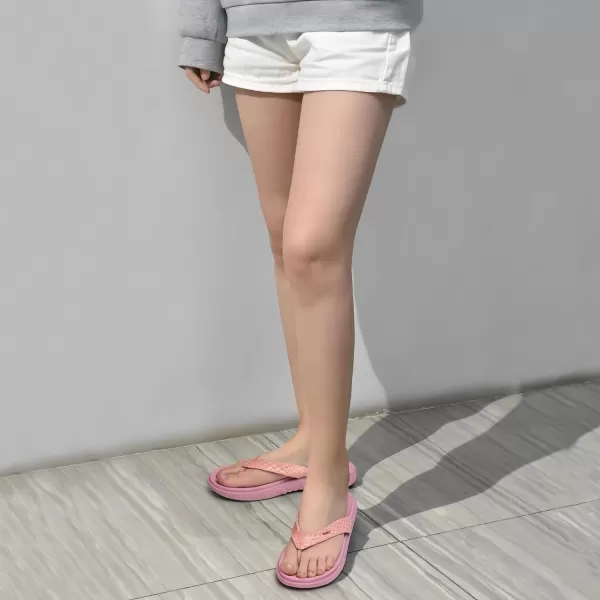 KuaiLu Womens Flip Flops Ladies Yoga Mat Comfortable Walking Thong Sandals With Plantar Fasciitis Arch Support Slip On Indoor Outdoor For Summer