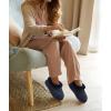imageKuaiLu House Slippers for Women Comfortable Memory Foam Plaid Slipper Ladies Warm Fuzzy Plush Fur Lined Winter Home Shoes Orthotic Plantar Fasciitis Arch Support Indoor OutdoorBluego One Size Up
