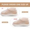 imageKuaiLu House Slippers for Women Comfortable Memory Foam Plaid Slipper Ladies Warm Fuzzy Plush Fur Lined Winter Home Shoes Orthotic Plantar Fasciitis Arch Support Indoor OutdoorWhitego One Size Up