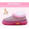 imageKuaiLu House Slippers for Women Comfortable Memory Foam Plaid Slipper Ladies Warm Fuzzy Plush Fur Lined Winter Home Shoes Orthotic Plantar Fasciitis Arch Support Indoor OutdoorRosego One Size Up