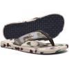 imageKuaiLu Mens Flip Flops Arch Support Comfortable Waterproof Open Toe Summer Beach Leather Thong Sandals Cushion Slip on SlippersCamobeige