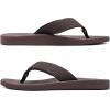imageKuaiLu Mens Flip Flops Arch Support Comfortable Waterproof Open Toe Summer Beach Leather Thong Sandals Cushion Slip on SlippersDbrown