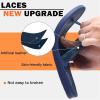 imageKuaiLu Mens Flip Flops Arch Support Comfortable Waterproof Open Toe Summer Beach Leather Thong Sandals Cushion Slip on SlippersPublue