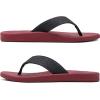 imageKuaiLu Mens Flip Flops Arch Support Comfortable Waterproof Open Toe Summer Beach Leather Thong Sandals Cushion Slip on SlippersWine
