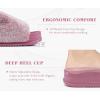imageKuaiLu Womens Orthotic Slippers With Arch Support Soft Cushion Sandal Slippers for Woman Ladies Fashion Open Toe Faux Fur Platform Slipper Indoor Outdoor Size 612Lovely Pink Tip Dyeing