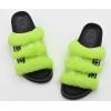 imageKuaiLu Womens Orthotic Slippers With Arch Support Soft Cushion Sandal Slippers for Woman Ladies Fashion Open Toe Faux Fur Platform Slipper Indoor Outdoor Size 612Fashion Green