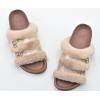 imageKuaiLu Womens Orthotic Slippers With Arch Support Soft Cushion Sandal Slippers for Woman Ladies Fashion Open Toe Faux Fur Platform Slipper Indoor Outdoor Size 612Fashion Brown