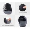 imageKuaiLu Womens Orthotic Slippers With Arch Support Soft Cushion Sandal Slippers for Woman Ladies Fashion Open Toe Faux Fur Platform Slipper Indoor Outdoor Size 612Grey