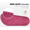 imageKuaiLu Womens Orthotic Slippers With Arch Support Soft Cushion Sandal Slippers for Woman Ladies Fashion Open Toe Faux Fur Platform Slipper Indoor Outdoor Size 612Fashion Purple