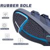 imageKuaiLu Mens Hiking Sandals with Arch Support Orthopedic Walking Recovery Sandals for Plantar Fasciitis Open Toe Summer Athletic Sport Comfortable Cushion Breathable Outdoor Water Sandals Size713Blue