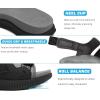 imageKuaiLu Mens Hiking Sandals with Arch Support Orthopedic Walking Recovery Sandals for Plantar Fasciitis Open Toe Summer Athletic Sport Comfortable Cushion Breathable Outdoor Water Sandals Size713Grey Black
