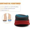 imageKuaiLu Mens Hiking Sandals with Arch Support Orthopedic Walking Recovery Sandals for Plantar Fasciitis Open Toe Summer Athletic Sport Comfortable Cushion Breathable Outdoor Water Sandals Size713Red Black