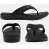 imageKuaiLu Mens Sport Flip Flops Comfort Orthotic Thong Sandals with Plantar Fasciitis Arch Support Outdoor Summer Beach Size 715Fashion Black