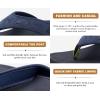 imageKuaiLu Mens Sport Flip Flops Comfort Orthotic Thong Sandals with Plantar Fasciitis Arch Support Outdoor Summer Beach Size 715Fashion Bule