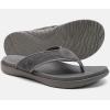 imageKuaiLu Mens Sport Flip Flops Comfort Orthotic Thong Sandals with Plantar Fasciitis Arch Support Outdoor Summer Beach Size 715Fashion Grey