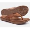 imageKuaiLu Mens Sport Flip Flops Comfort Orthotic Thong Sandals with Plantar Fasciitis Arch Support Outdoor Summer Beach Size 715Fashion Khaki