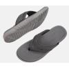imageKuaiLu Mens Sport Flip Flops Comfort Orthotic Thong Sandals with Plantar Fasciitis Arch Support Outdoor Summer Beach Size 715Grey