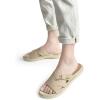 imageKuaiLu Womens Fashion Orthotic Slides Ladies Lightweight Athletic Yoga Mat Sandals Slip On Thick Cushion Slippers Sandals With Comfortable Plantar Fasciitis Arch SupportBeige