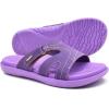 imageKuaiLu Womens Fashion Orthotic Slides Ladies Lightweight Athletic Yoga Mat Sandals Slip On Thick Cushion Slippers Sandals With Comfortable Plantar Fasciitis Arch SupportPurple