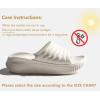 imageKuaiLu Womens Recovery Sandals With Comfortable Plantar Fasciitis SupportLadies Orthotic Open Toe Sport Slides Thick Cushion Reduces Stress on FeetJoints ampamp Back PostExerciseWhite Beige