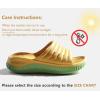 imageKuaiLu Womens Recovery Sandals With Comfortable Plantar Fasciitis SupportLadies Orthotic Open Toe Sport Slides Thick Cushion Reduces Stress on FeetJoints ampamp Back PostExerciseYellow Green