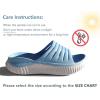 imageKuaiLu Womens Recovery Sandals With Comfortable Plantar Fasciitis SupportLadies Orthotic Open Toe Sport Slides Thick Cushion Reduces Stress on FeetJoints ampamp Back PostExerciseBlue White