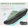 imageKuaiLu Womens Recovery Sandals With Comfortable Plantar Fasciitis SupportLadies Orthotic Open Toe Sport Slides Thick Cushion Reduces Stress on FeetJoints ampamp Back PostExerciseOlive Green
