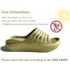 imageKuaiLu Womens Recovery Sandals With Comfortable Plantar Fasciitis SupportLadies Orthotic Open Toe Sport Slides Thick Cushion Reduces Stress on FeetJoints ampamp Back PostExerciseGreen
