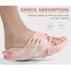 imageKuaiLu Womens Recovery Sandals With Comfortable Plantar Fasciitis SupportLadies Orthotic Open Toe Sport Slides Thick Cushion Reduces Stress on FeetJoints ampamp Back PostExerciseCamo Pink