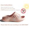 imageKuaiLu Womens Recovery Sandals With Comfortable Plantar Fasciitis SupportLadies Orthotic Open Toe Sport Slides Thick Cushion Reduces Stress on FeetJoints ampamp Back PostExerciseCamo Pink