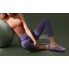 imageKuaiLu Womens Recovery Sandals With Comfortable Plantar Fasciitis SupportLadies Orthotic Open Toe Sport Slides Thick Cushion Reduces Stress on FeetJoints ampamp Back PostExerciseDouble Purple